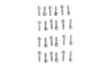 Colony Rocker Box Valve Cover Screws Short Cadmium for Harley Davidson FL Models by Colony