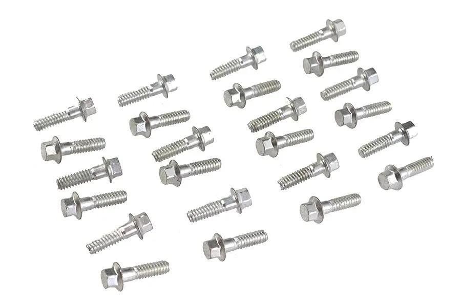 Colony Rocker Box Valve Cover Screws Short Cadmium for Harley Davidson FL Models by Colony