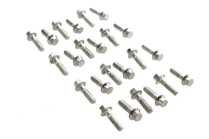 Colony Rocker Box Valve Cover Screws Short Cadmium for Harley Davidson FL Models by Colony