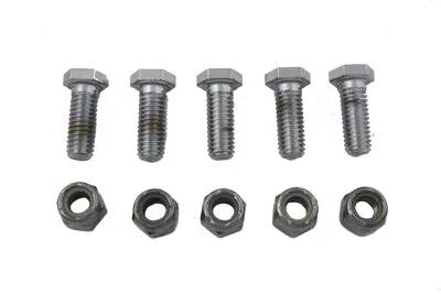 Colony Disc Hex Bolts for Harley Davidson FL and FX Models – Chrome Finish, 3/8-16 x 1 Inch by Colony
