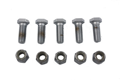 V-Twin Disc Hex Bolt and Nut Set Chrome for Harley Davidson XL and FX Models