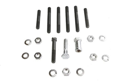 Colony Oil Pump Mount Hex Kit Chrome Finish for Harley Davidson EL and FL Models by Colony