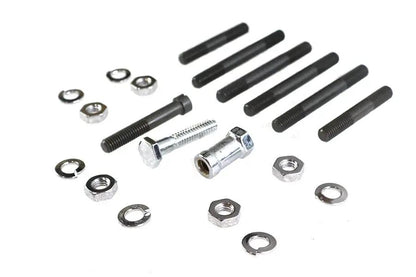 Colony Oil Pump Mount Hex Kit Chrome Finish for Harley Davidson EL and FL Models by Colony