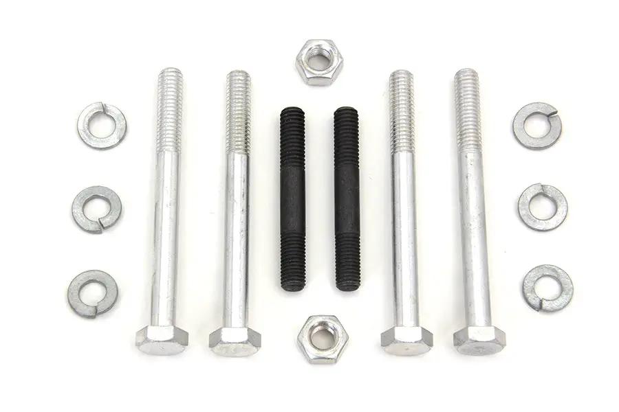 Colony Oil Pump Mount Hex Kit with Cadmium Finish for Harley Davidson FL Models by Colony