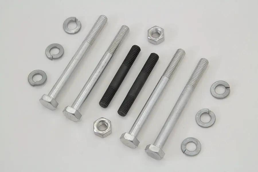 Colony Oil Pump Mount Hex Kit with Cadmium Finish for Harley Davidson FL Models by Colony