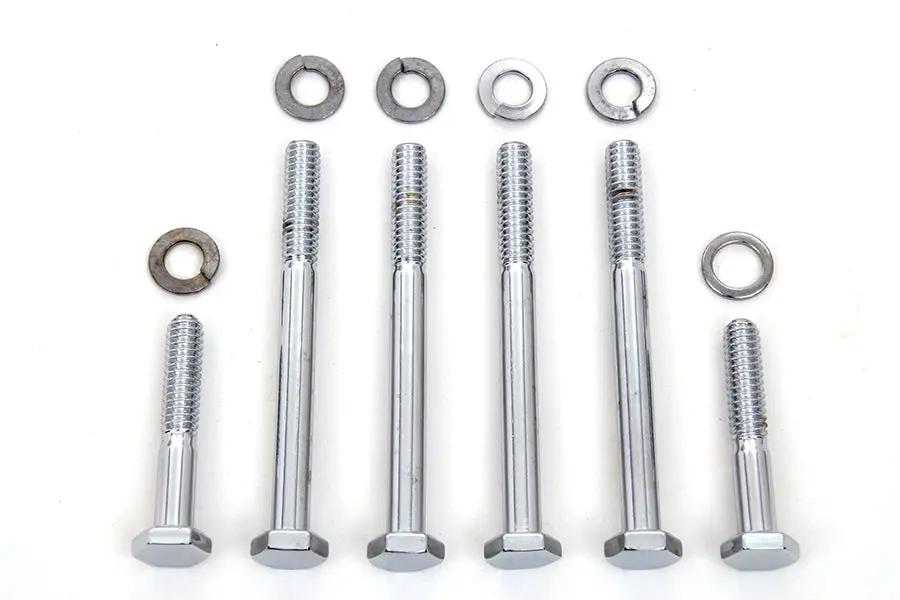 Colony Oil Pump Mount Kit with Chrome Finish for Harley Davidson FL and FX Models by Colony