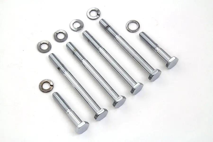 Colony Oil Pump Mount Kit with Chrome Finish for Harley Davidson FL and FX Models by Colony