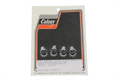 Colony Fork Bracket Acorn Allen Screw Kit for Harley Davidson FXR and XL Models