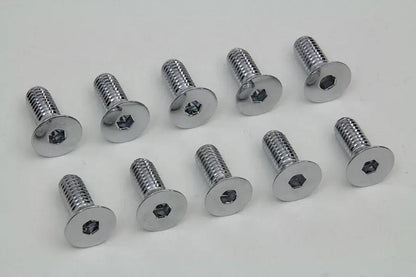 Colony Chrome Allen Type Disc Screw Kit for Harley Davidson FX and XL Models by Colony