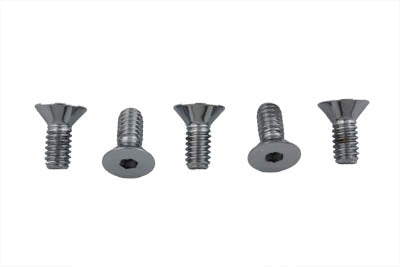 Colony Chrome Allen Type Front Disc Screw – 1/4-20 x 5/8 Inch for Harley Davidson FX and XL Models