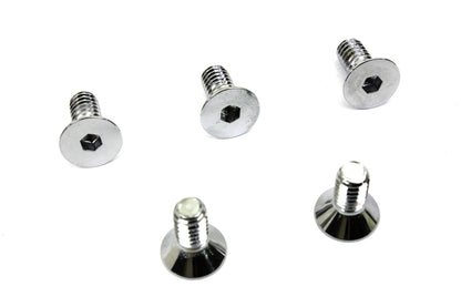Colony Chrome Allen Type Front Disc Screw – 1/4-20 x 5/8 Inch for Harley Davidson FX and XL Models
