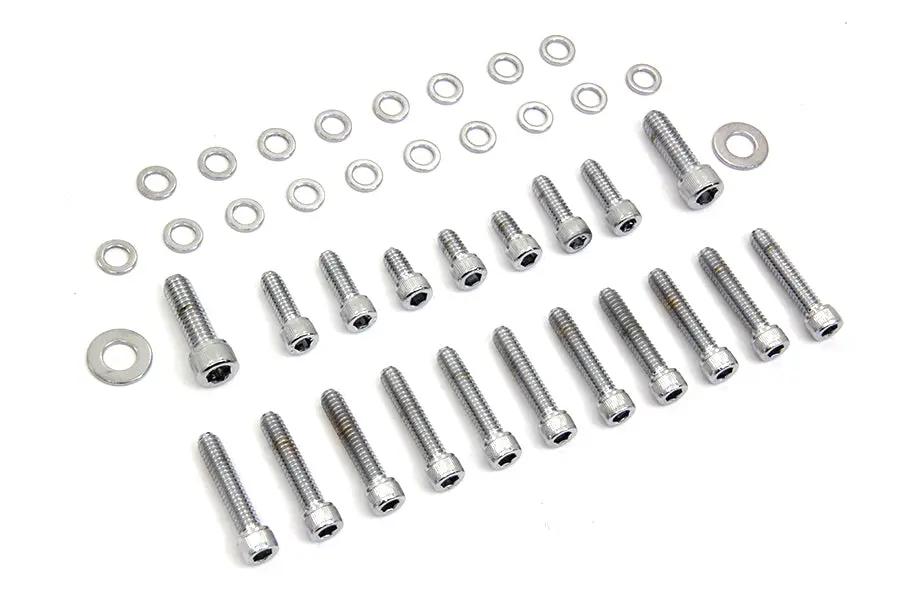 V-Twin Primary Cover Screw Kit for Harley Davidson FLT and FXR Models by V-Twin
