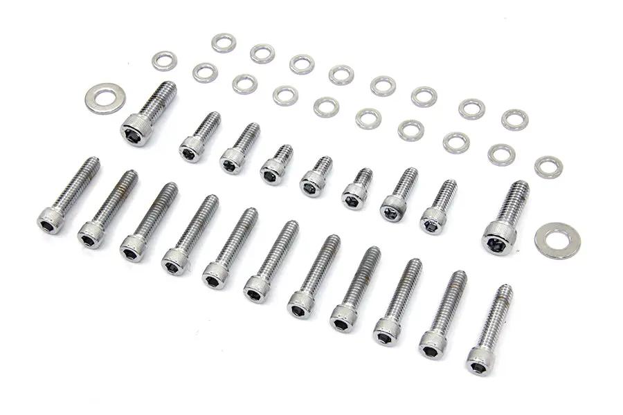 V-Twin Primary Cover Screw Kit for Harley Davidson FLT and FXR Models by V-Twin