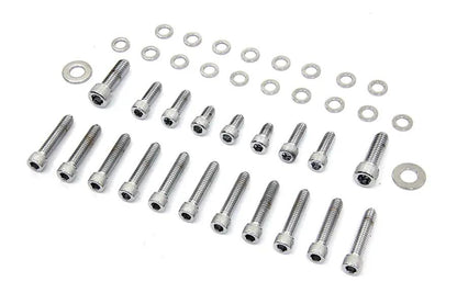 V-Twin Primary Cover Screw Kit for Harley Davidson FLT and FXR Models by V-Twin