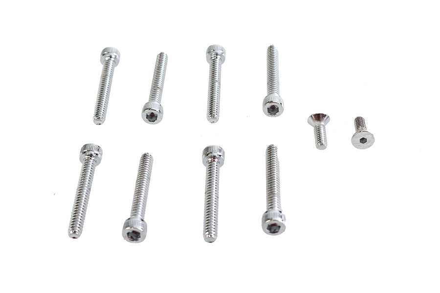 Colony Handlebar Switch Housing Allen Screws Chrome for Harley Davidson 1973-1981 XL & Big Twin Models