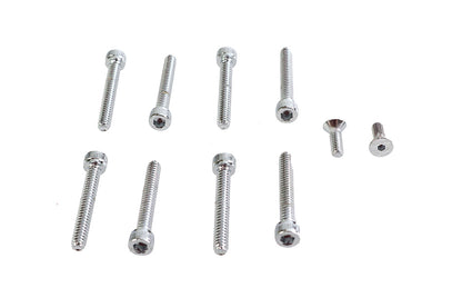 Colony Handlebar Switch Housing Allen Screws Chrome for Harley Davidson 1973-1981 XL & Big Twin Models