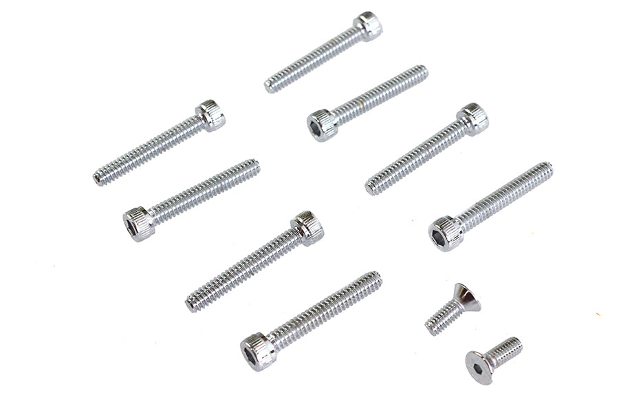 Colony Handlebar Switch Housing Allen Screws Chrome for Harley Davidson 1973-1981 XL & Big Twin Models