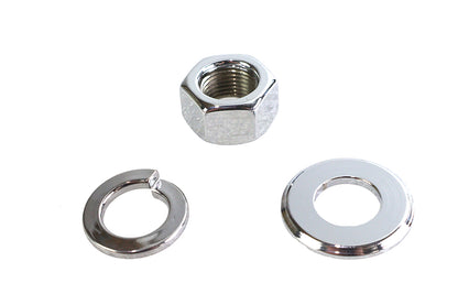 Colony Chrome Front Axle Nut and Washer Kit for Harley Davidson XL Models (1973-1982)