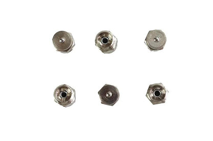Colony 5/16 inch x 32 Thread Nickel Plated Brass Flat Top Grease Fitting for Harley Davidson WL Models by Colony