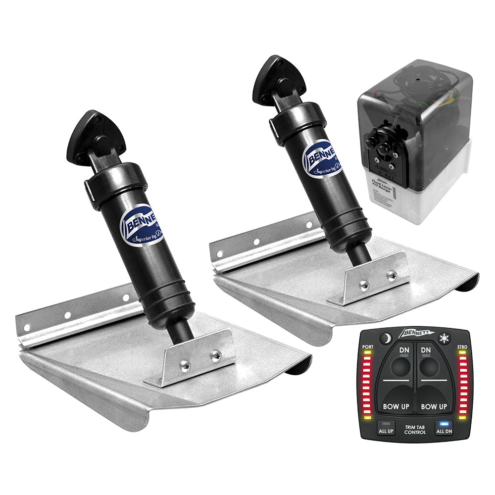 Bennett Marine M80 Sport Tab System with One Box Indication for Powerboat Control