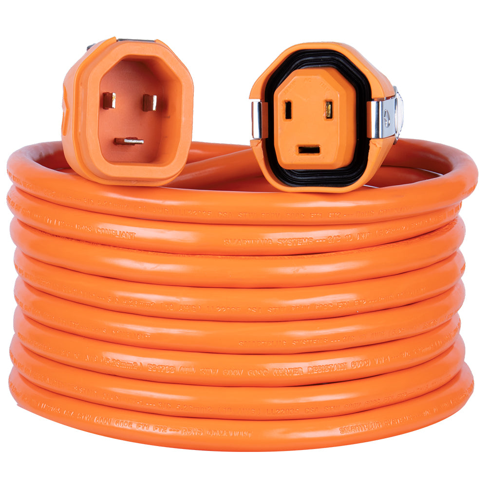 SmartPlug 30 Amp Dual SmartPlug Cordset - 25 Feet, Weatherproof Marine Power Cable