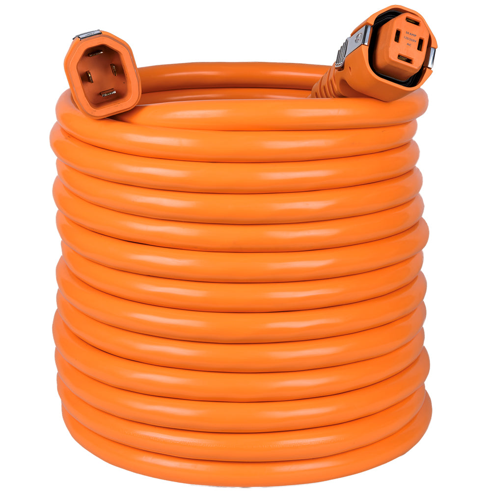 SmartPlug 50 Amp Dual SmartPlug Cordset - 50' Marine Power Connection