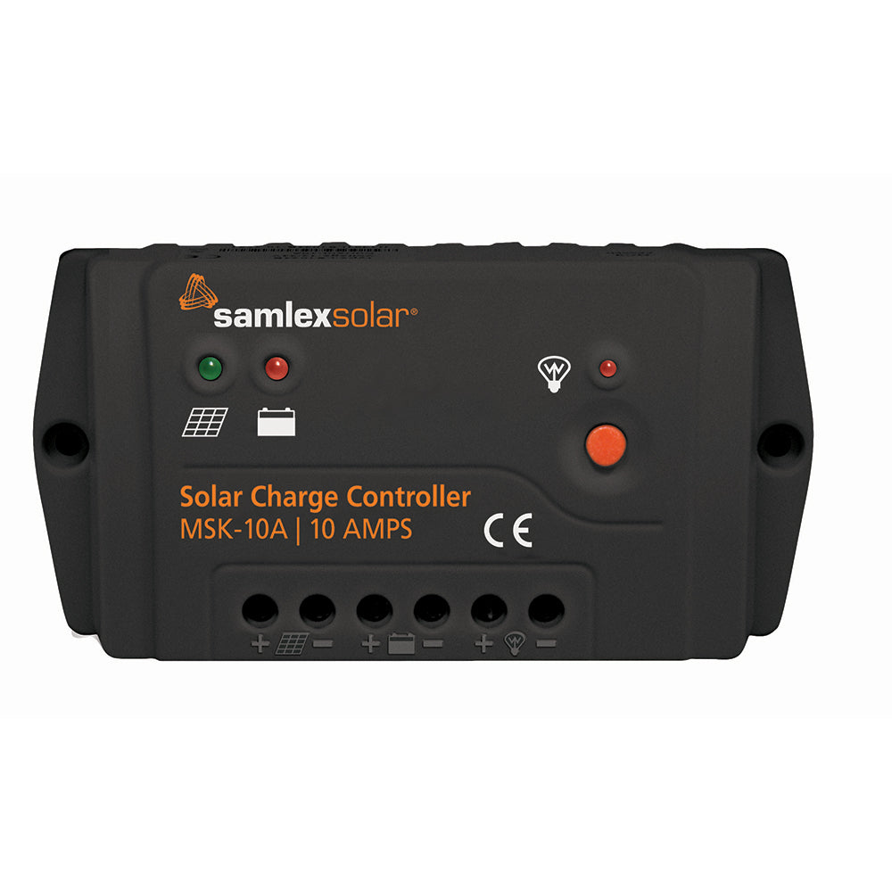 Samlex America 10A Solar Charge Controller - 12/24V PWM for Lead Acid Batteries