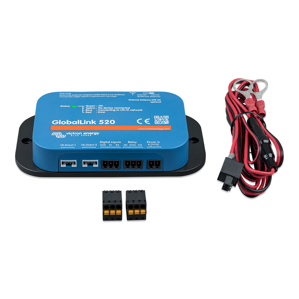 Victron Energy GlobalLink 520 4G LTE-M Remote Monitoring Device with 5-Year Pre-Paid SIM Card (AT&T & T-Mobile)