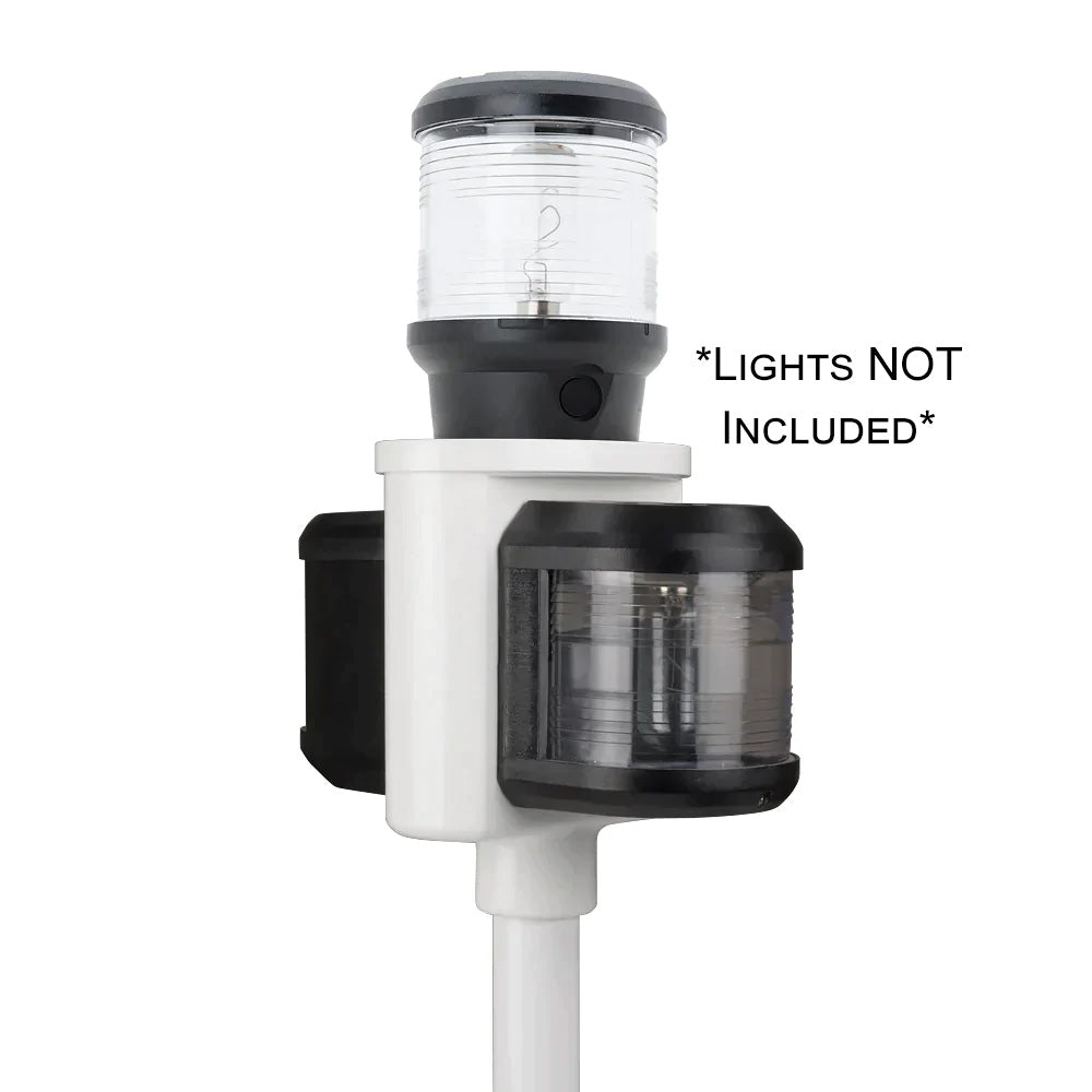 Seaview Light Bar Top – White Universal Masthead and Stern Box Cover (Part Number: LTBBOXW)