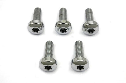 Colony Chrome Front Brake Disc Bolt Set for Harley Davidson XL (1984-1993) by Colony
