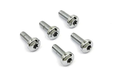 Colony Chrome Front Brake Disc Bolt Set for Harley Davidson XL (1984-1993) by Colony