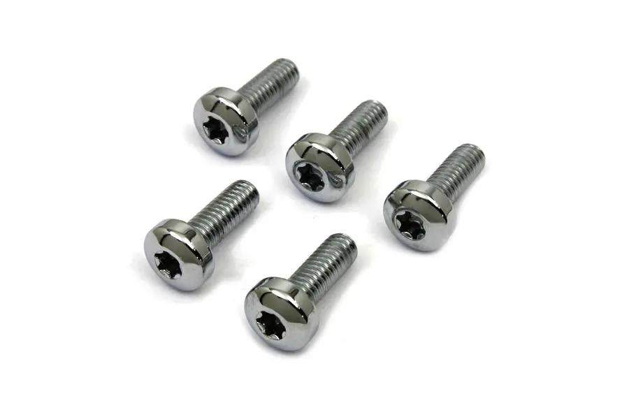 Colony Chrome Front Brake Disc Bolt Set for Harley Davidson XL (1984-1993) by Colony