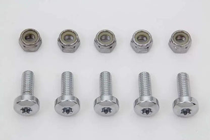 Colony Chrome Front Brake Disc Bolt Kit for Harley Davidson FXST by Colony