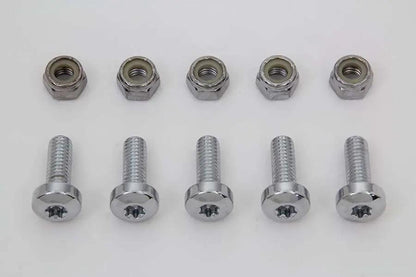 Colony Chrome Front Brake Disc Bolt Kit for Harley Davidson FXST by Colony