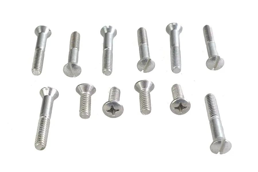 Colony Primary Cover Screw Cadmium Finish for Harley Davidson FL Models - Kit by Colony