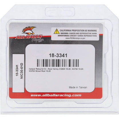 All Balls Racing Caliper Rebuild Kit (Part #18-3341)