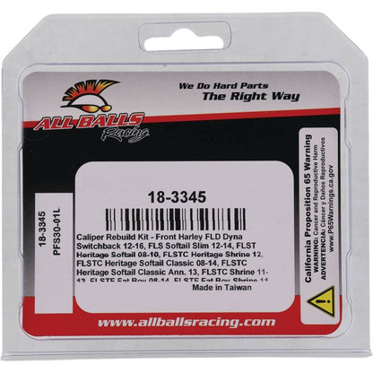 All Balls Racing Caliper Rebuild Kit 18-3345 for Motorcycle Brake System