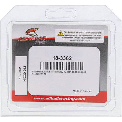 All Balls Racing Caliper Rebuild Kit - Part Number 18-3362