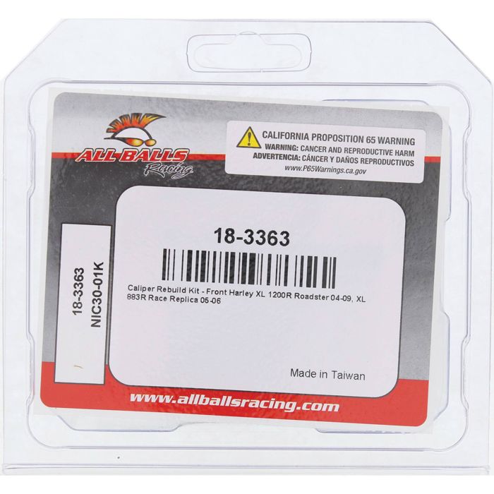 All Balls Racing Caliper Rebuild Kit - Part No. 18-3363
