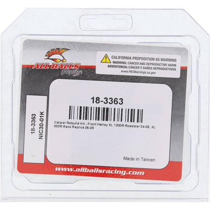 All Balls Racing Caliper Rebuild Kit - Part No. 18-3363