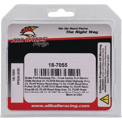 All Balls Racing Caliper Bolt Kit 18-7055 for Motorcycle and ATV Brakes