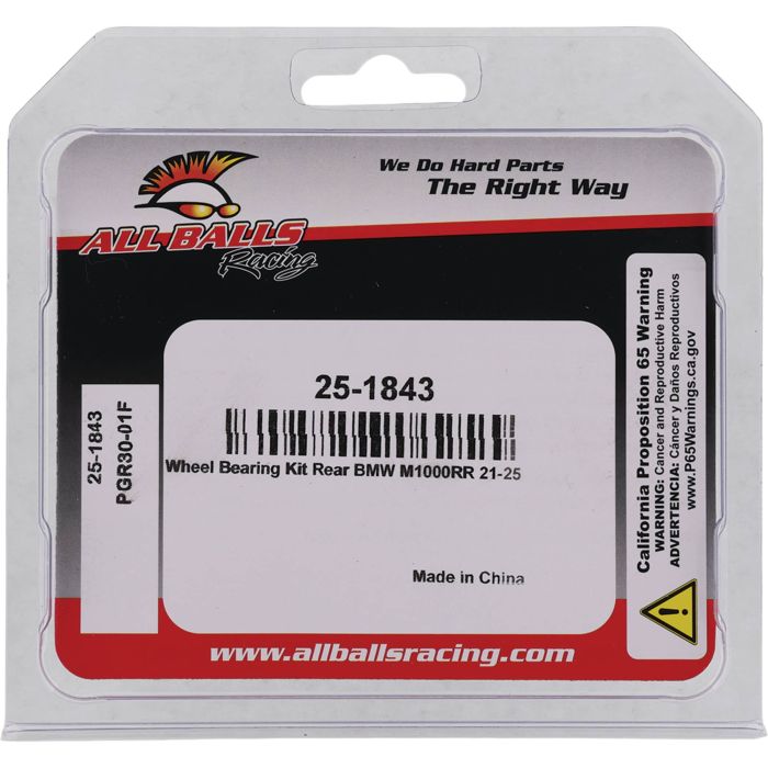 All Balls Racing Wheel Bearing Kit 25-1843 for Motorcycle & ATV Maintenance