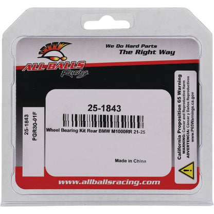 All Balls Racing Wheel Bearing Kit 25-1843 for Motorcycle & ATV Maintenance