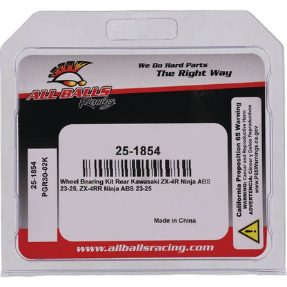 All Balls Racing Wheel Bearing Kit Part 25-1854 for Enhanced Vehicle Performance