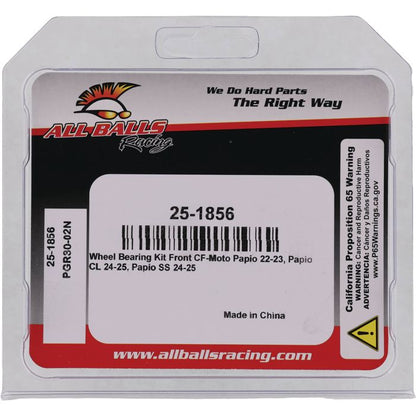 All Balls Racing Wheel Bearing Kit 25-1856 for Motorcycle Applications