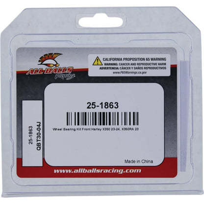 All Balls Racing Wheel Bearing Kit Part #25-1863 for Enhanced Vehicle Performance
