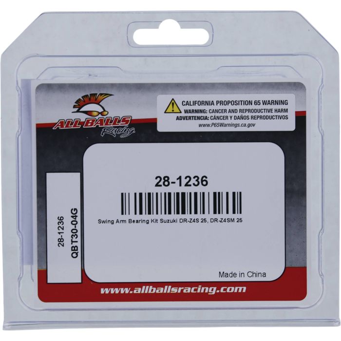 All Balls Racing Swing Arm Bearing Kit 28-1236 for Motorcycle Suspension