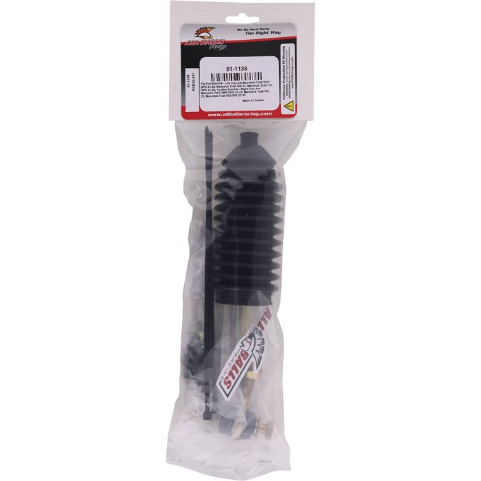 All Balls Racing Tie Rod End Kit Part #51-1136 for Enhanced Steering Performance