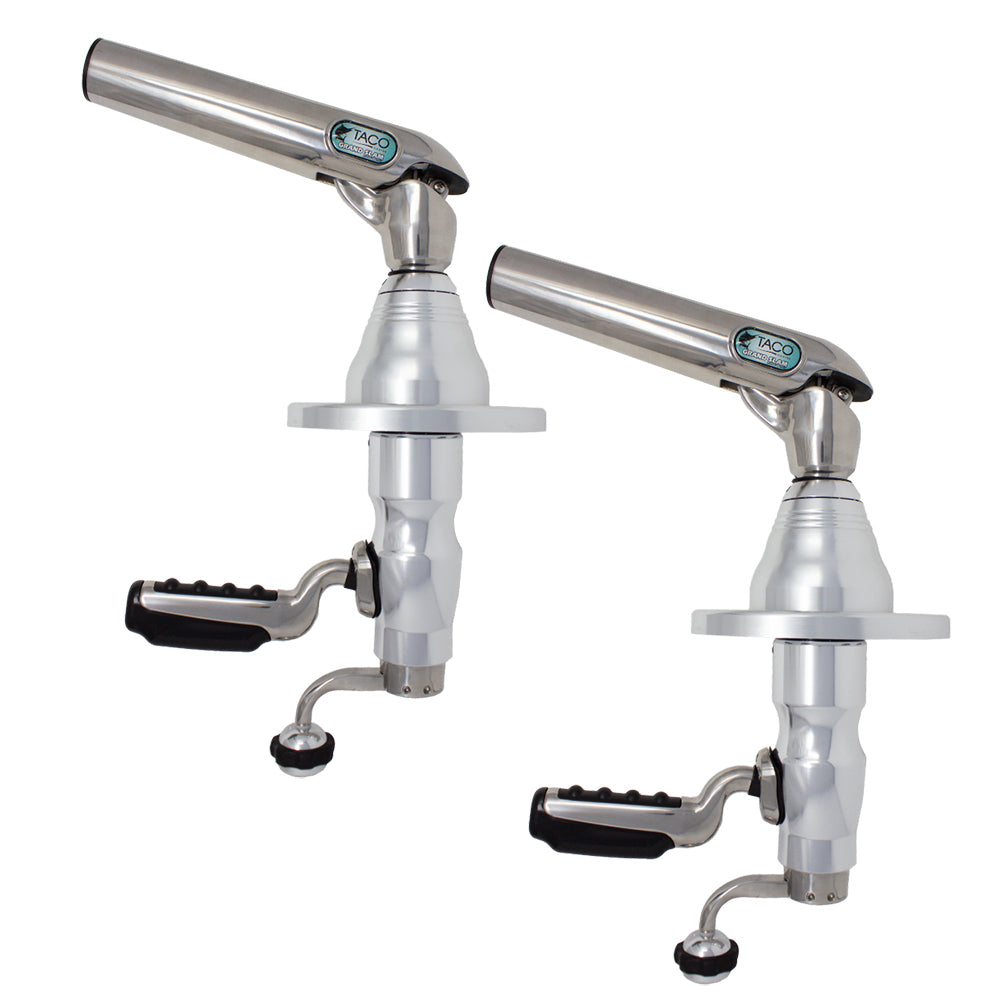 TACO Marine GS-500XL Outrigger Mounts for CF-HD Poles – Heavy-Duty Offshore Sportfishing Base