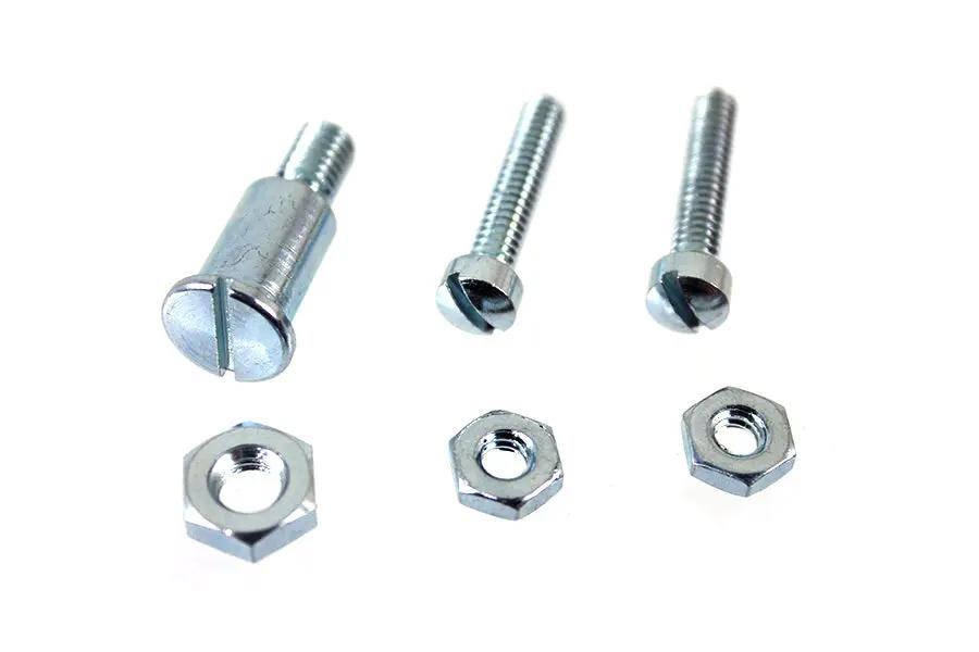V-Twin Zinc Lever Pivot Screw Set for Harley Davidson FL (1941-1950) by V-Twin